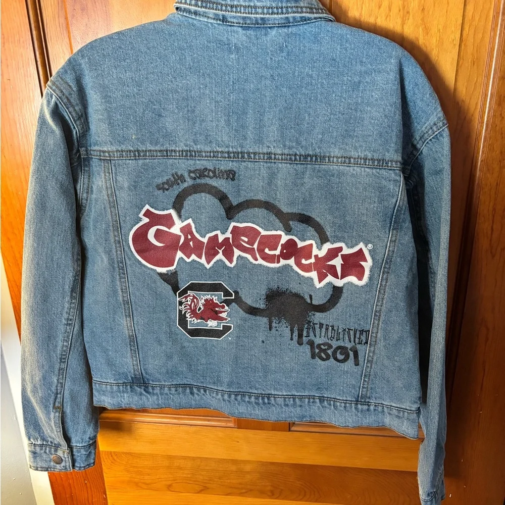 South Carolina Gamecocks Demin Jacket - Picture 1 of 5